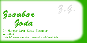 zsombor goda business card